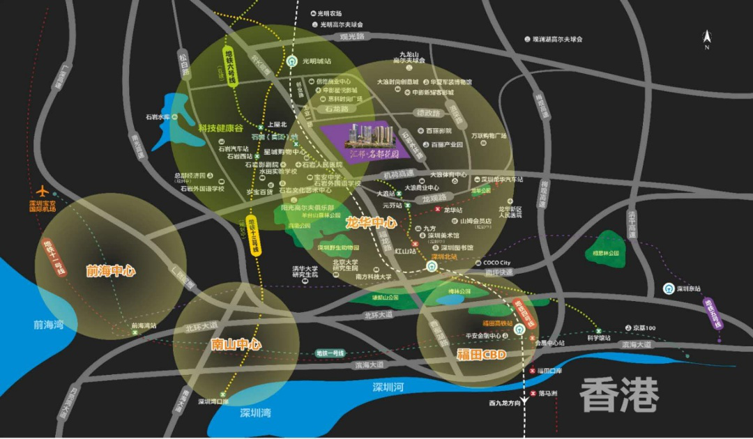 匯邦名都花園灣區(qū)軸心雙核輻射，82萬(wàn)㎡綜合體大盤