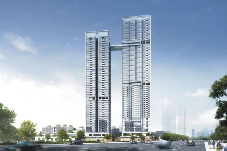 萊蒙水榭云上2-4層商辦loft商辦均價(jià)6.8萬30-75㎡公寓均價(jià)5.6萬