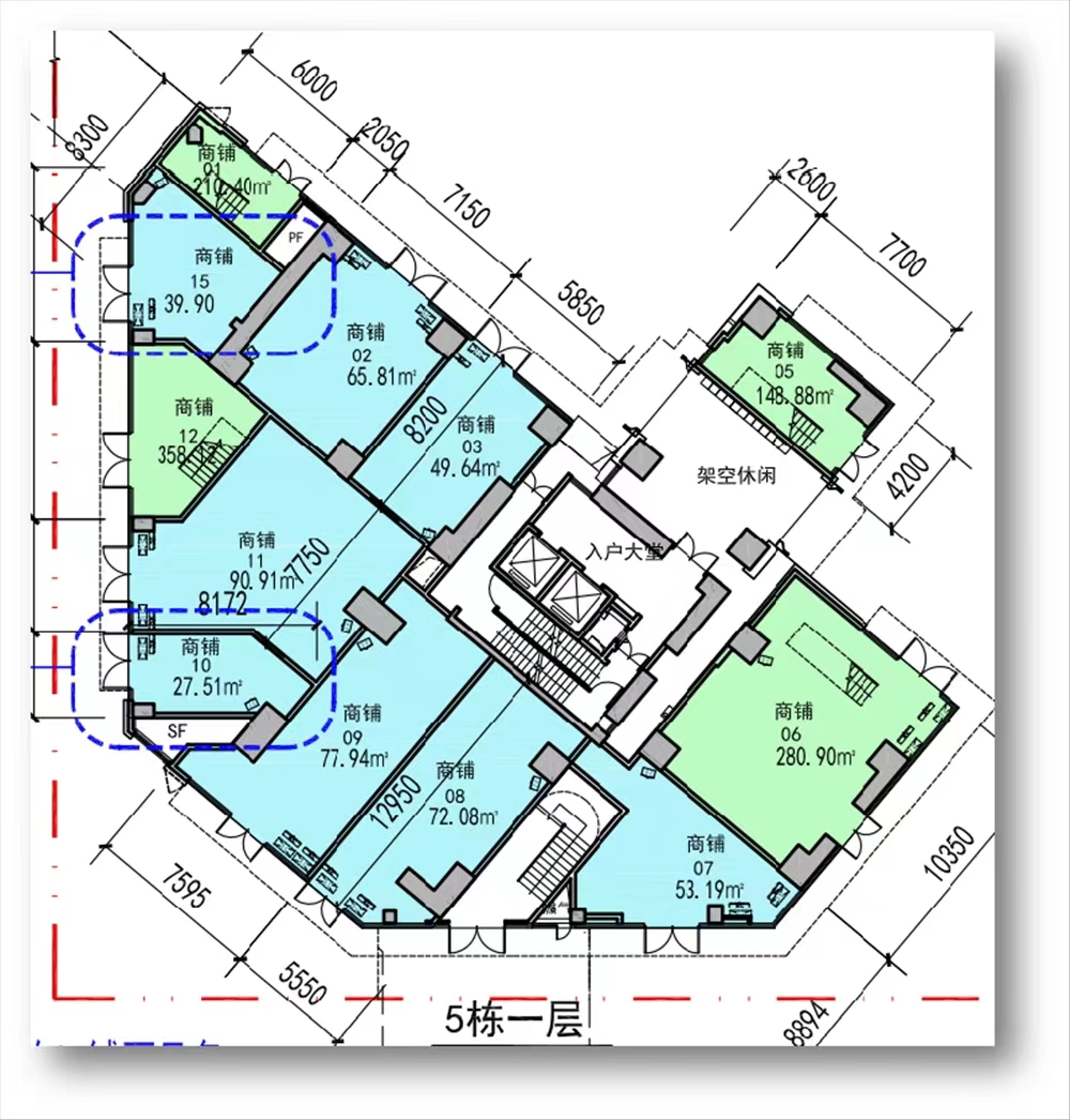 萬(wàn)悅山金街商鋪
